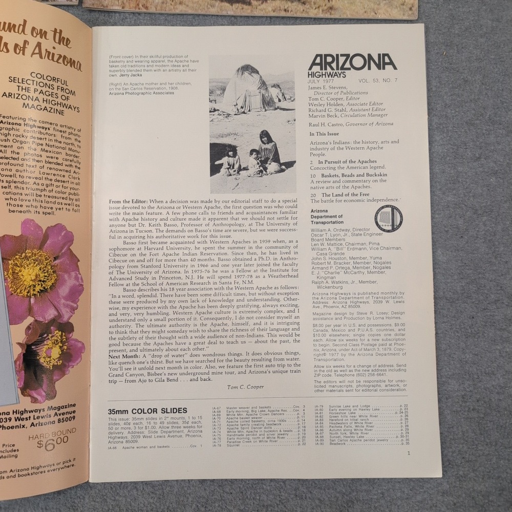 4 Arizona Highways Magazines Collection 1971 1972 1977 Vintage Southwest Travel - Picture 4 of 5